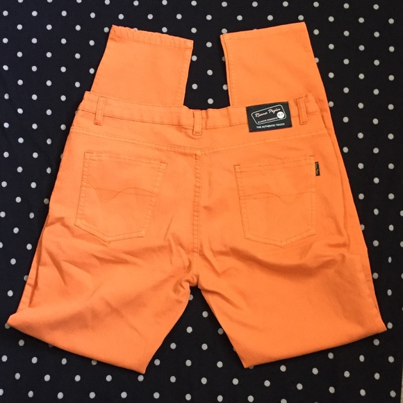 NWOT Orange Pants - Picture 2 of 7